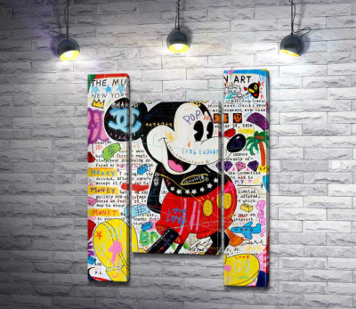 Модульна картина "Музейний Міккі ( Museum Mickey)"