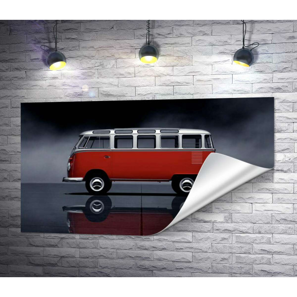 Легендарний червоно-білий автобус Volkswagen Van Samba