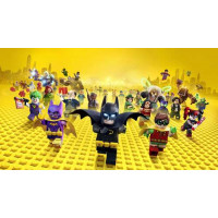 Лего Бэтмен спешит спасать мир на постере к фильму "Lego Фильм: Бэтмен" (The Lego Batman Movie)
