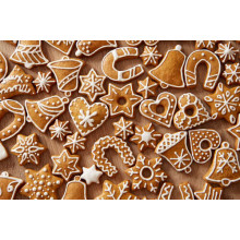 Різдвяний орнамент імбирного печива