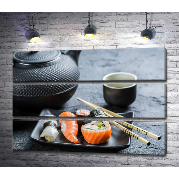 Традиції японської кухні: чай поряд із суші та ролами