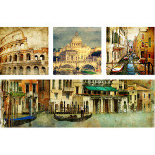 Винтажная атмосфера итальянских городов: историческое величие Рима и уют улиц Венеции