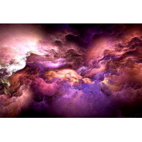 Рожеві переливи хмарної абстракції