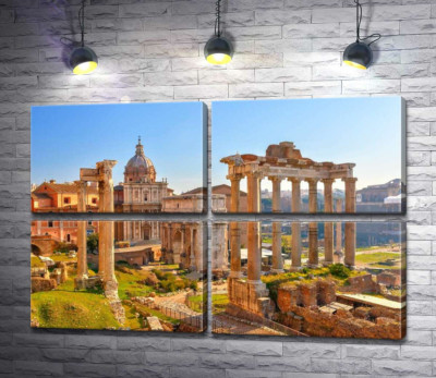 Гарндиозность руин Римского форума (Forum Romanum)