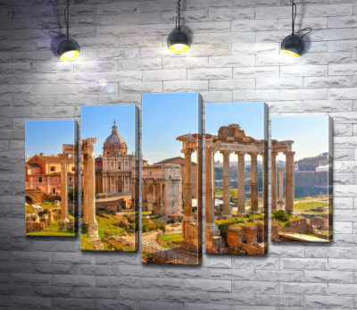 Гарндиозность руин Римского форума (Forum Romanum)
