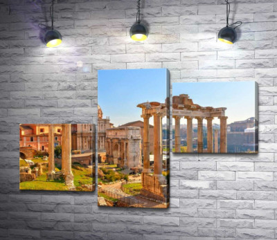 Гарндиозность руин Римского форума (Forum Romanum)