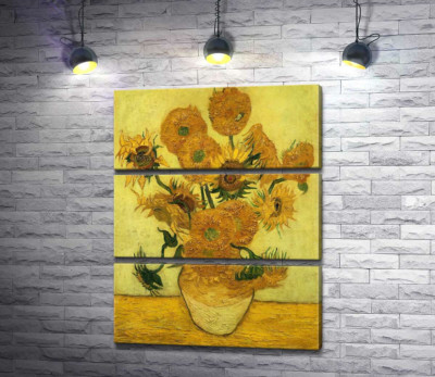 Модульная картина "Подсолнухи (Sunflowers)"