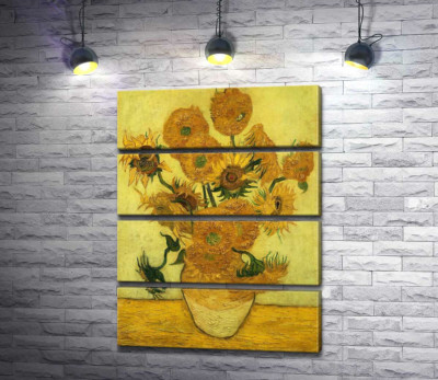 Модульная картина "Подсолнухи (Sunflowers)"