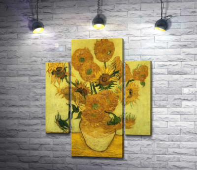 Модульная картина "Подсолнухи (Sunflowers)"