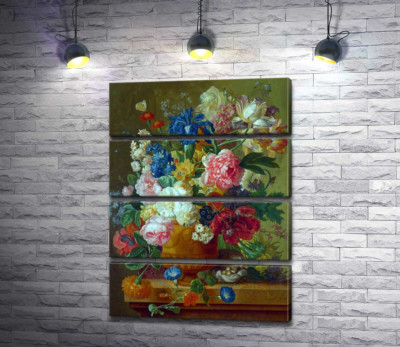 Модульна картина "Квіти в вазі (Flowers in a Vase)"