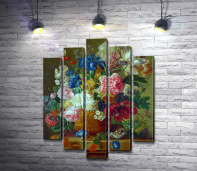 Модульна картина "Квіти в вазі (Flowers in a Vase)"