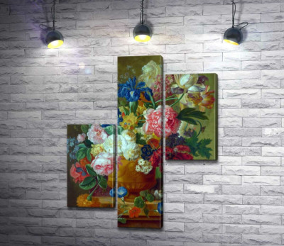 Модульна картина "Квіти в вазі (Flowers in a Vase)"