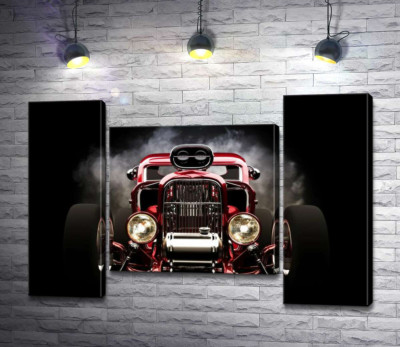 Багряний бампер автомобіля Хот-род (Hot rod)