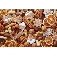 Рождественские ароматы: имбирное печенье, цитрусы, корица и орехи