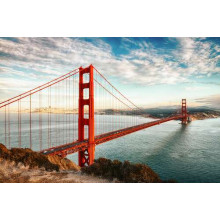 Шлях до океану: вид з берега на міст "Золота Брама (Golden Gate Bridge)