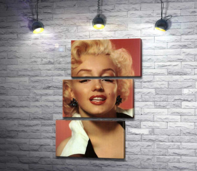 Модульна картина "Мерiлін Монро (Marilyn Monroe) позує для першого номеру журналу Playboy "