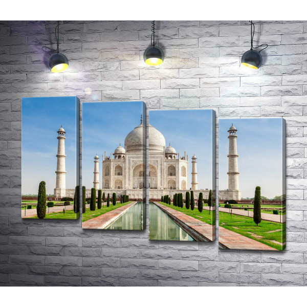 Білосніжна перлина індійської культури мавзолей Тадж Махал (Taj Mahal)