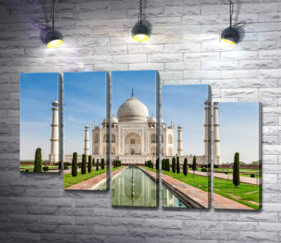 Белая жемчужина индийской культуры мавзолей Тадж Махал (Taj Mahal)