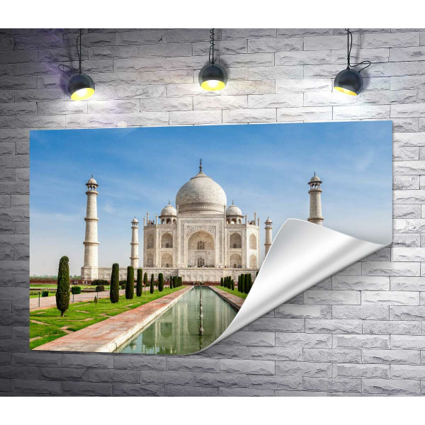 Білосніжна перлина індійської культури мавзолей Тадж Махал (Taj Mahal)