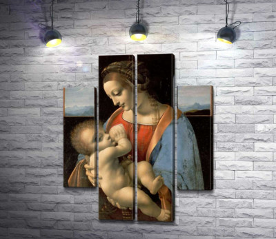 Модульна картина "Мадонна Літта (Madonna Litta)"