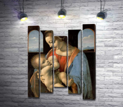 Модульная картина "Мадонна Литта (Madonna Litta)"