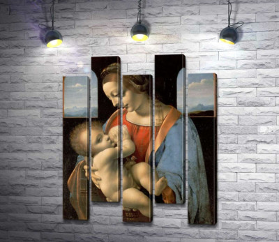 Модульна картина "Мадонна Літта (Madonna Litta)"