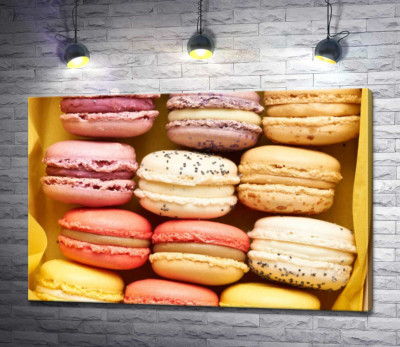 Нежные макароны в подарочной коробке