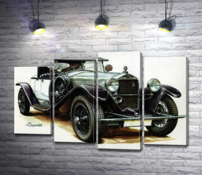 Зелений ретро-автомобіль Tatra 31