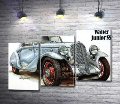 Звезда 30-х годов автомобиль Walter Junior SS