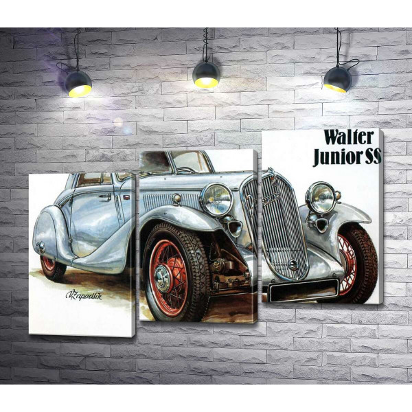 Звезда 30-х годов автомобиль Walter Junior SS