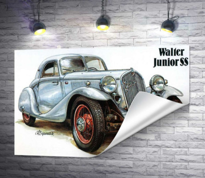 Звезда 30-х годов автомобиль Walter Junior SS