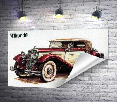 Чешский ретро-автомобиль Wikov 40