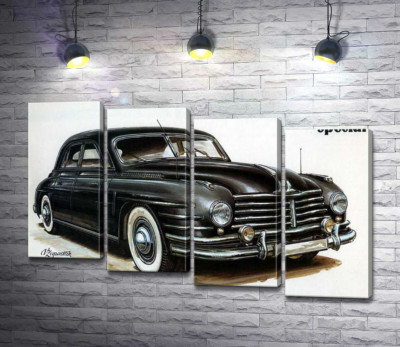 Черный автомобиль Skoda Special