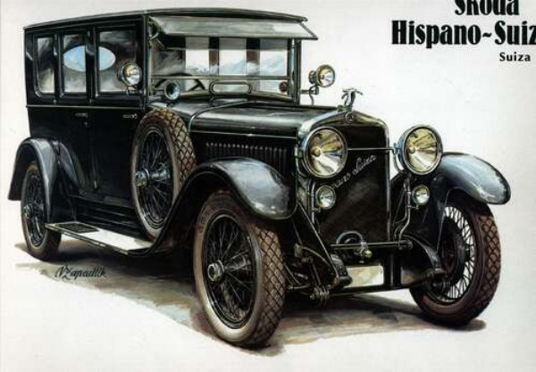Первый автомобиль компании Skoda Hispano-Suiza