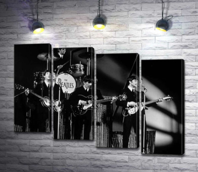 Молода група The Beatles на своєму концерті