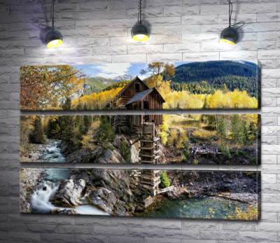 Кришталевий млин (Crystal Mill) серед осінніх гір штату Колорадо 