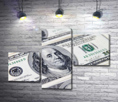 Портрет Бенжаміна Франкліна (Benjamin Franklin) на 100 доларах