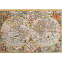 Карта світу 1594 року, авторства голландського картографа Петера Планціуса (Petrus Plancius)