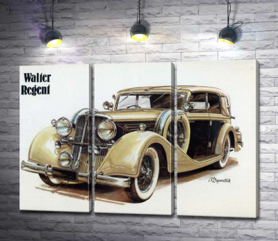 Кремовый блеск автомобиля Walter Regent