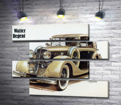 Кремовый блеск автомобиля Walter Regent