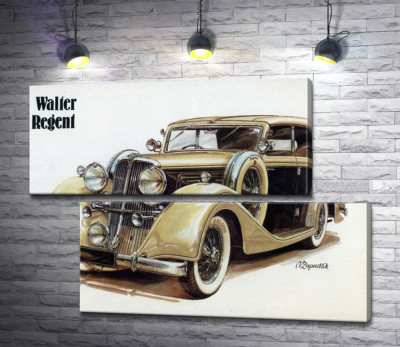 Кремовый блеск автомобиля Walter Regent