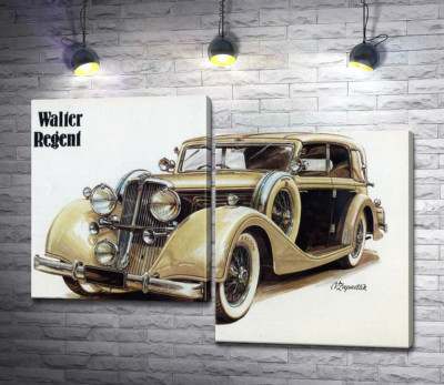 Кремовый блеск автомобиля Walter Regent