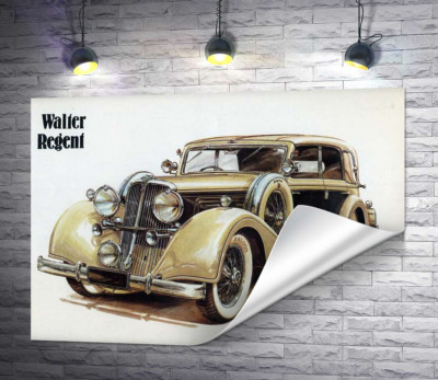 Кремовый блеск автомобиля Walter Regent