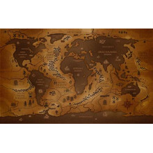 Обмен суши и воды на фантастической карте мира