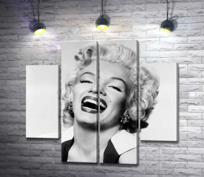Модульна картина "Легендарна посмішка Мерелін Монро (Marilyn Monroe)"