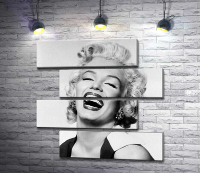 Модульная картина "Легендарная улыбка Мэрилин Монро (Marilyn Monroe)"