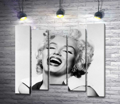 Модульна картина "Легендарна посмішка Мерелін Монро (Marilyn Monroe)"