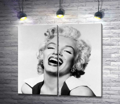Модульна картина "Легендарна посмішка Мерелін Монро (Marilyn Monroe)"