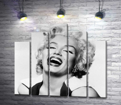 Модульна картина "Легендарна посмішка Мерелін Монро (Marilyn Monroe)"