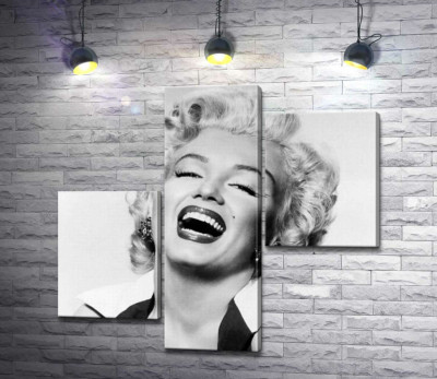 Модульная картина "Легендарная улыбка Мэрилин Монро (Marilyn Monroe)"